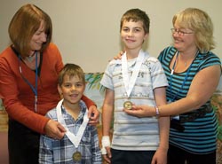 Medal-winning moments at Frimley Park Hospital