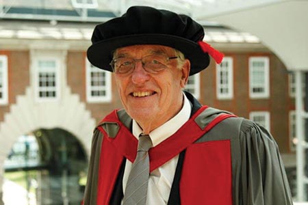 John James awarded Honorary Doctorate at Middlesex University