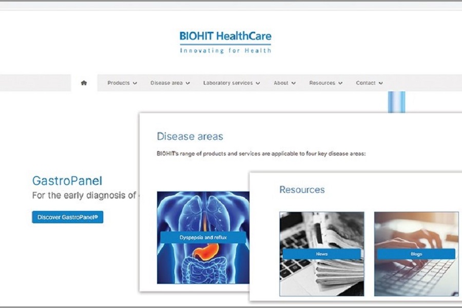 New online face of BIOHIT HealthCare 