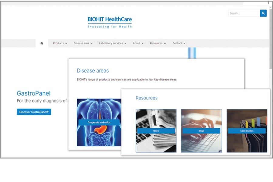 New online face for BIOHIT HealthCare